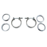 2 Inch V-Band Clamp Flange Kit Fit For Muffler Automobile Exhaust Pipe Pipe Connection Turbocharger - Machter