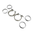 2 x 2.25" Inch V-Band Clamps 304 Stainless Steel Flange Exhaust Pipe - Machter