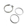 1 Pieces 4" Inch 102mm V-Band Clamps 304 Stainless Steel Flange Exhaust Pipe Tailpipe - Machter