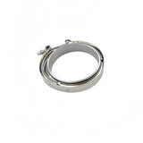 1 Pieces 4" Inch 102mm V-Band Clamps 304 Stainless Steel Flange Exhaust Pipe Tailpipe - Machter