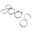 Pair 4" Inch 102mm V-Band Clamps 304 Stainless Steel Flange Exhaust Pipe Tailpipe VBCM-400-2PCS - Machter