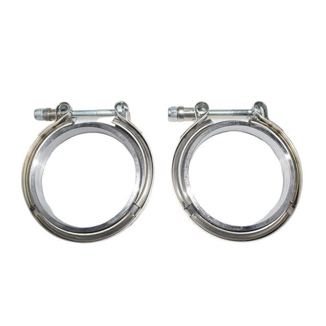 3" inch 76mm Universal Exhaust V-band Clamp and Flanges Kit Intercooler Parts - Machter