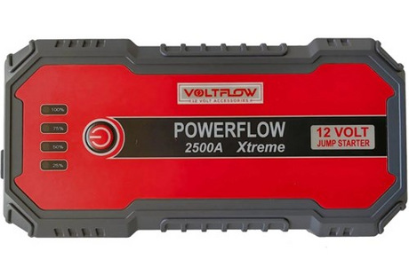 PowerFlow Xtreme Booster 12Volt 2500A Jump Start Battery Power Bank VFJS2500 - VoltFlow