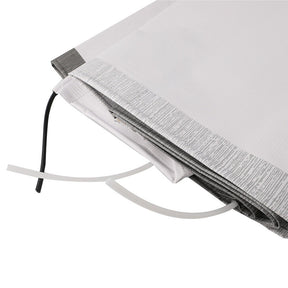 13 Ft Awning Vinyl Replacement Fabric Gray Fade Caravan Roll Out Awning 3.71m x 2.5m VINY-13 - Machter