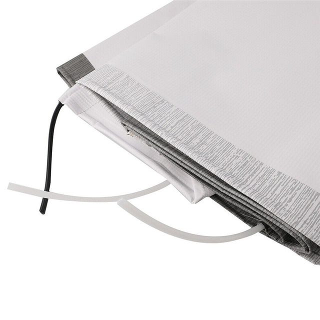 13 Ft Awning Vinyl Replacement Fabric Gray Fade Caravan Roll Out Awning 3.71m x 2.5m VINY-13 - Machter