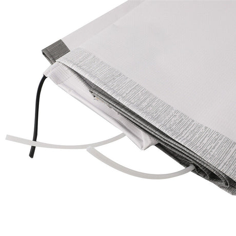 15Ft Awning Vinyl Replacement Fabric Gray Fade Caravan Roll Out Awning 4.32m x 2.5m - Machter