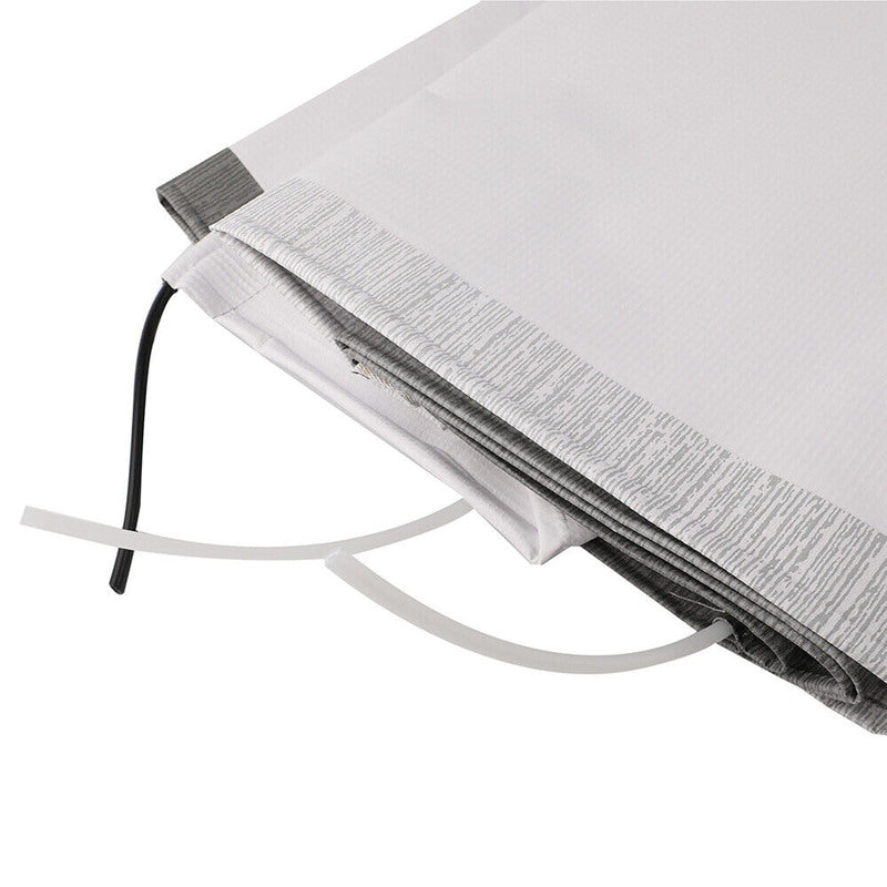 15Ft Awning Vinyl Replacement Fabric Gray Fade Caravan Roll Out Awning 4.32m x 2.5m VINY-15 - Machter