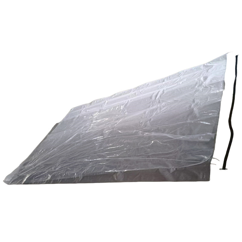 17 Ft Gray Fade Awning Vinyl Replacement Fabric Caravan Roll Out Awning 4.93m x 2.5m VINY-17 - Machter