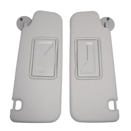 Sun Visor Left Passenger + Right Driver Side Fit For Holden Barina TM 2011-2018 Grey - Machter
