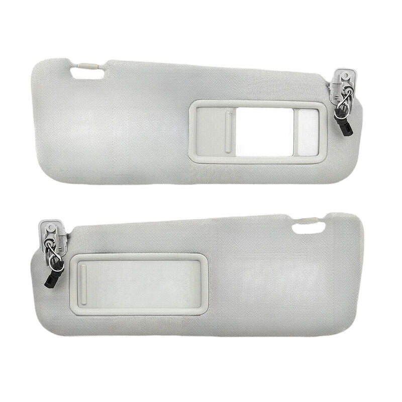Pair Front Left + Right Hand Side Car Sunvisor Sun Visor Fit For Mazda CX-9 2010-2015 Gray VISOR-MA001 - Machter