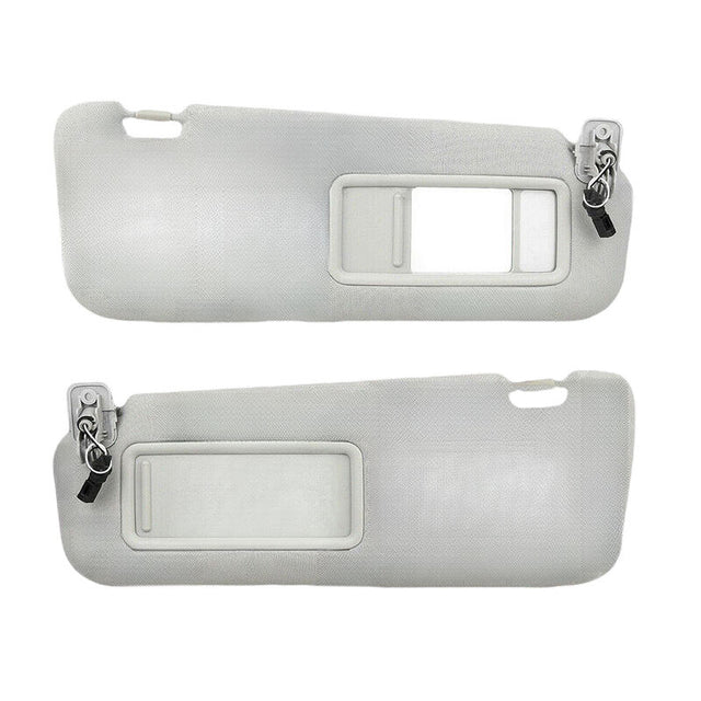 Pair Front Left + Right Hand Side Car Sunvisor Sun Visor Fit For Mazda CX-9 2010-2015 Gray VISOR-MA001 - Machter