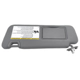 Sun Visor W/ Vanity Light Gray Left Hand Side Fit For Toyota Kluger Highlander 2010-2021 743200E070B0 VISOR-TA003 - Machter