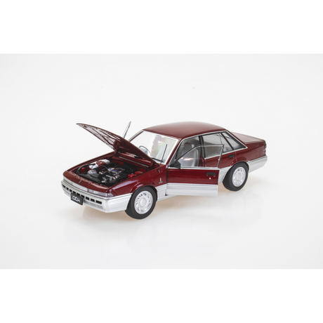 Holden VL Calais Red/Silver Diecast Model Car 1:24 Scale (Approx. 18–20cm) Collectible | Universal Auto Spares