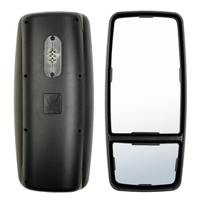 Mirror Head Twin Electric & Heated W/LED 12V 510 x 232mm RH - VEXEL