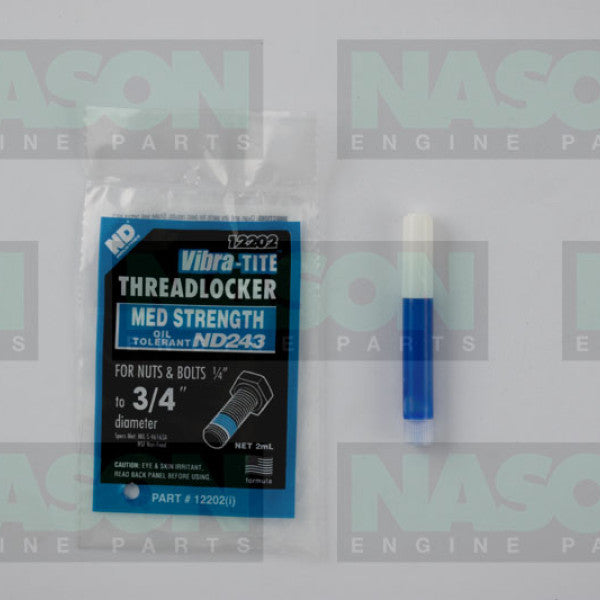Thread Lock Threadlocker ND243 2ml Bullet VT12202 - VIBRA-TITE