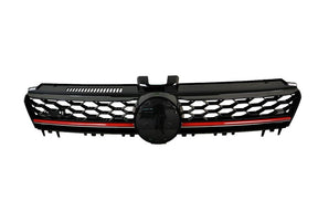 Front Grille (with Red Mould) Volkswagen Golf MK7 GTI 2012 - 2017 VWG7-GRI-05F - Sterling