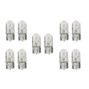 Globe Wedge 12V 5W T10 Box of 10 W252 - Exelite