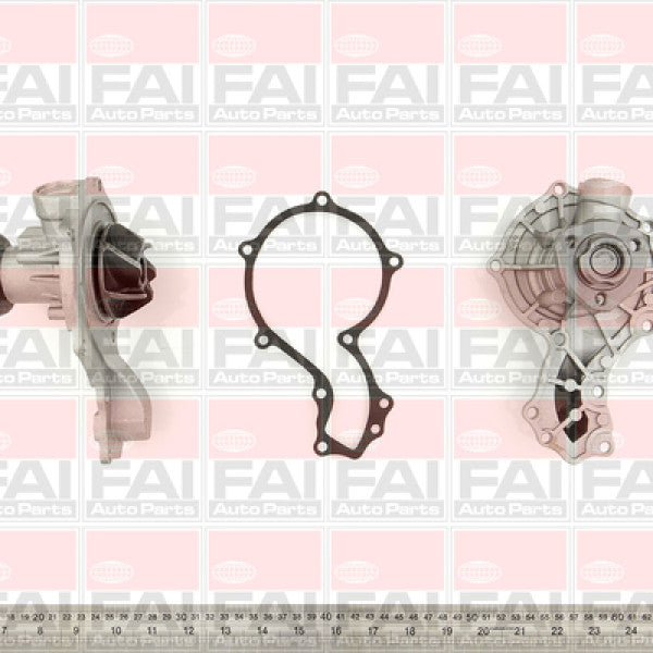 Water Pump VOLKSWAGEN ADZ 1782CC SOHC 8V W3156 - FAI