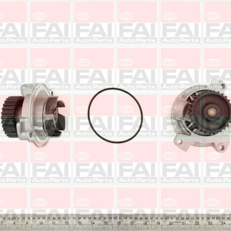 Water Pump AUDI 80 2.6L SOHC 12V W6058 - FAI