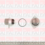 Water Pump Citroen Peugeot 1.6L SOHC 8V W6084 - FAI