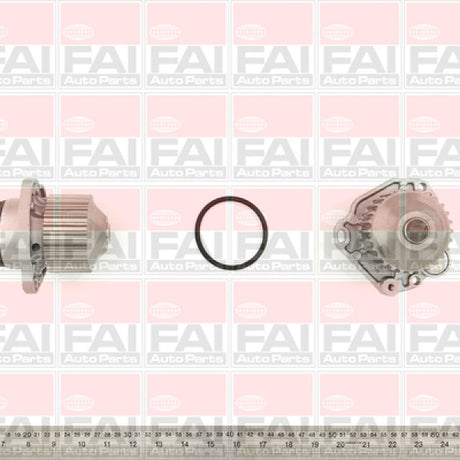 Water Pump Citroen Peugeot Renault 3.0L W6384 - FAI