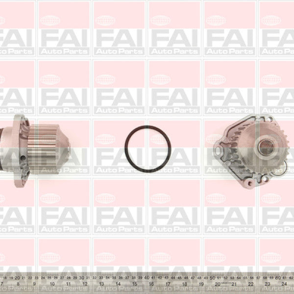 Water Pump Citroen Peugeot Renault 3.0L W6384 - FAI