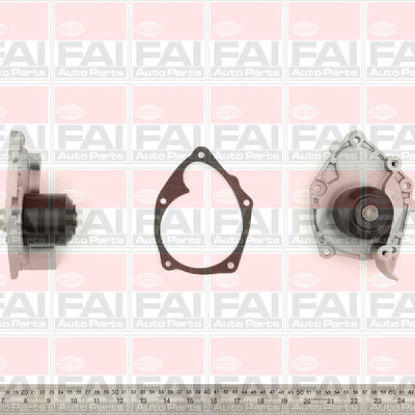 Water Pump Renault Suzuki 1.9L SOHC 8V W6386 - FAI