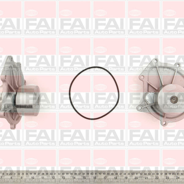 Water Pump LEYLAND MGF 2.5L V6 KV6 W6404 - FAI