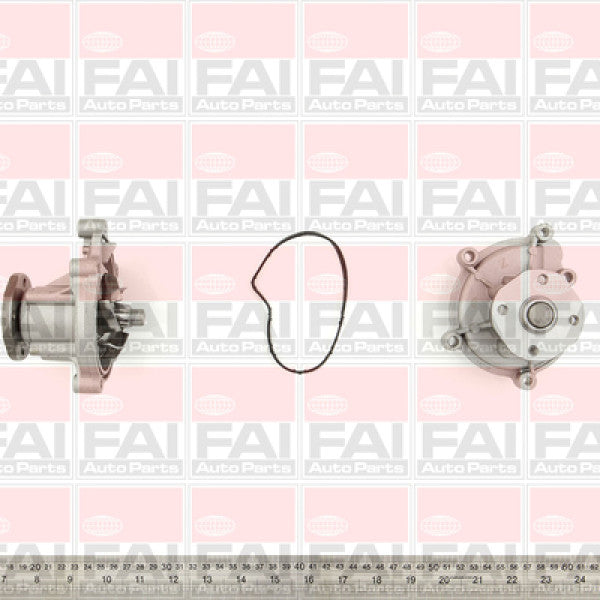 Water Pump Mercedes 1.7L & 2.1L SOHC 8V W6607 - FAI