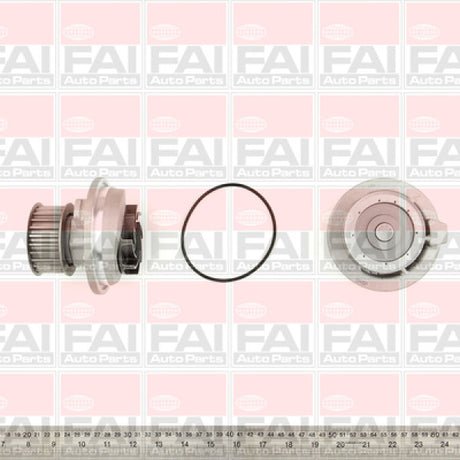 Water Pump HOLDEN DAEWOO C18SEL X20XEV W7031 - FAI