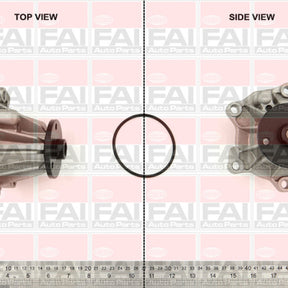 Water Pump Ford E5FA 2.3L Transit VH W7200 - FAI