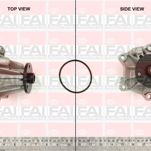 Water Pump Ford E5FA 2.3L Transit VH W7200 - FAI