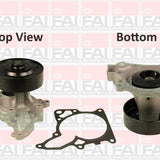 Water Pump MAZDA 3 6 CX-5 2.2L DOHC CRD W8388 - FAI