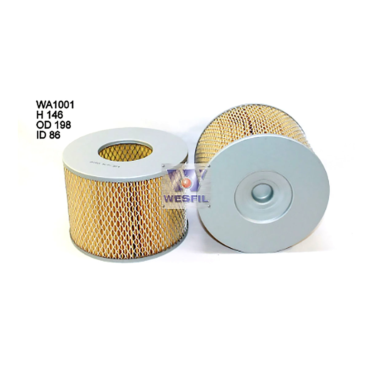 Air Filter A1397 Toyota WA1001 - Wesfil | Universal Auto Spares