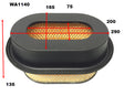 Air Filter A1312 Fits Mitsubishi WA1140 - Wesfil