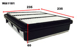Air Filter A1512 Fits Holden WA1181 - Wesfil