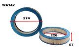 Air Filter A142 Fits Holden WA142 - Wesfil