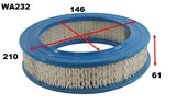 Air Filter A232 Fits Ford WA232 - Wesfil