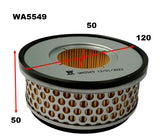 Air Filter Fits Kubota WA5549 - Wesfil