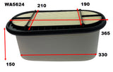 Air Filter Fits Ford Fits Ford WA5624 - Wesfil | Universal Auto Spares
