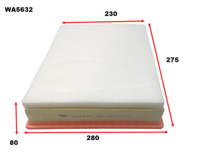 Air Filter Fits Chevrolet/Gm Fits Chevrolet/Gm WA5632 - Wesfil | Universal Auto Spares
