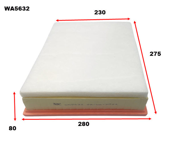 Air Filter Fits Chevrolet/Gm Fits Chevrolet/Gm WA5632 - Wesfil | Universal Auto Spares