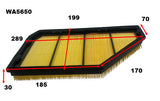 Air Filter Fits BMW Fits BMW WA5650 - Wesfil | Universal Auto Spares