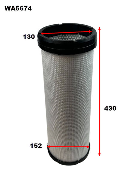 HD Air Filter Nissan Inner Air Filter FOR WA5669 Nissan WA5674 - Wesfil | Universal Auto Spares