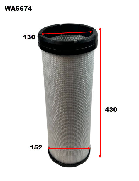 HD Air Filter Nissan Inner Air Filter FOR WA5669 Nissan WA5674 - Wesfil | Universal Auto Spares
