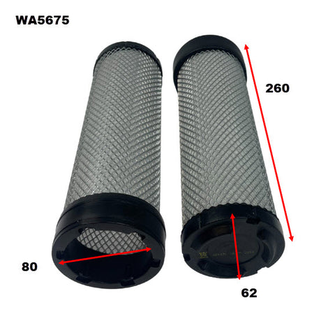 Air Filter Fits Toyota Inner Filter FOR WA1027 Toyota WA5675 - Wesfil | Universal Auto Spares