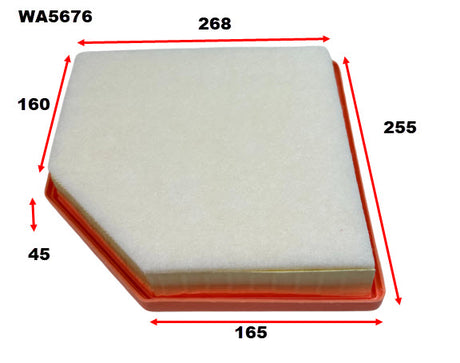 Air Filter A2114 Bmw/mini Bmw/mini WA5676 - Wesfil | Universal Auto Spares