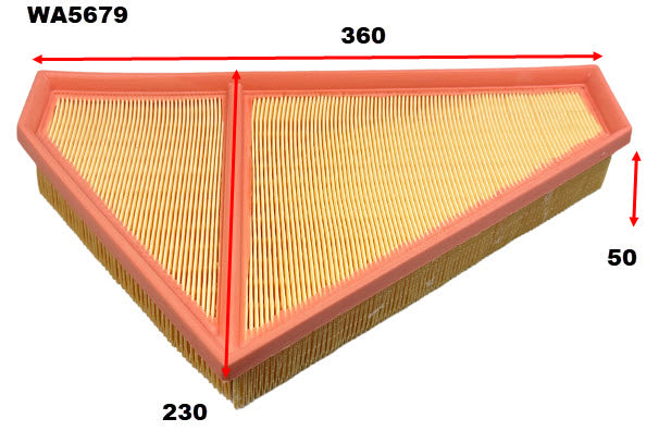 Air Filter Jaguar Jaguar WA5679 - Wesfil | Universal Auto Spares