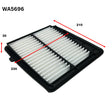 Air Filter Fits Honda WA5696 - Wesfil | Universal Auto Spares