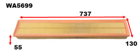 Air Filter Fits Porsche WA5699 - Wesfil | Universal Auto Spares